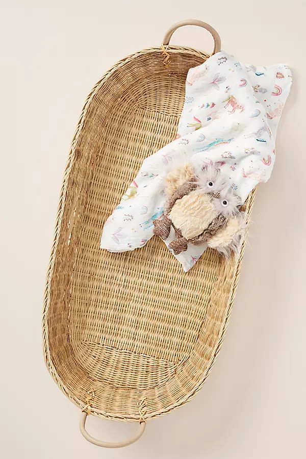 Olli Ella Bayu Changing Basket By Olli Ella in Beige | Anthropologie (US)