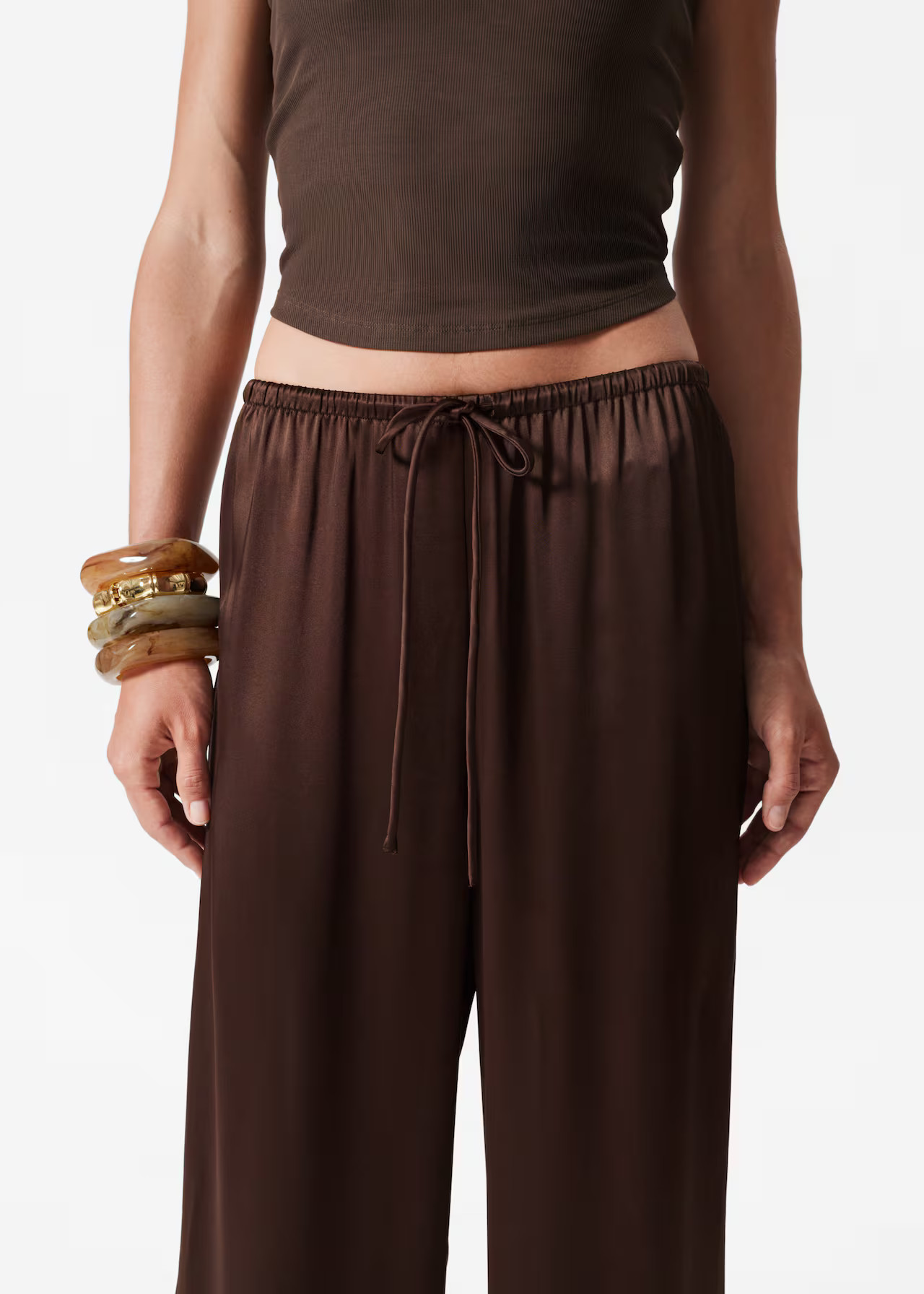 Drawstring Satin Trousers | & Other Stories UK