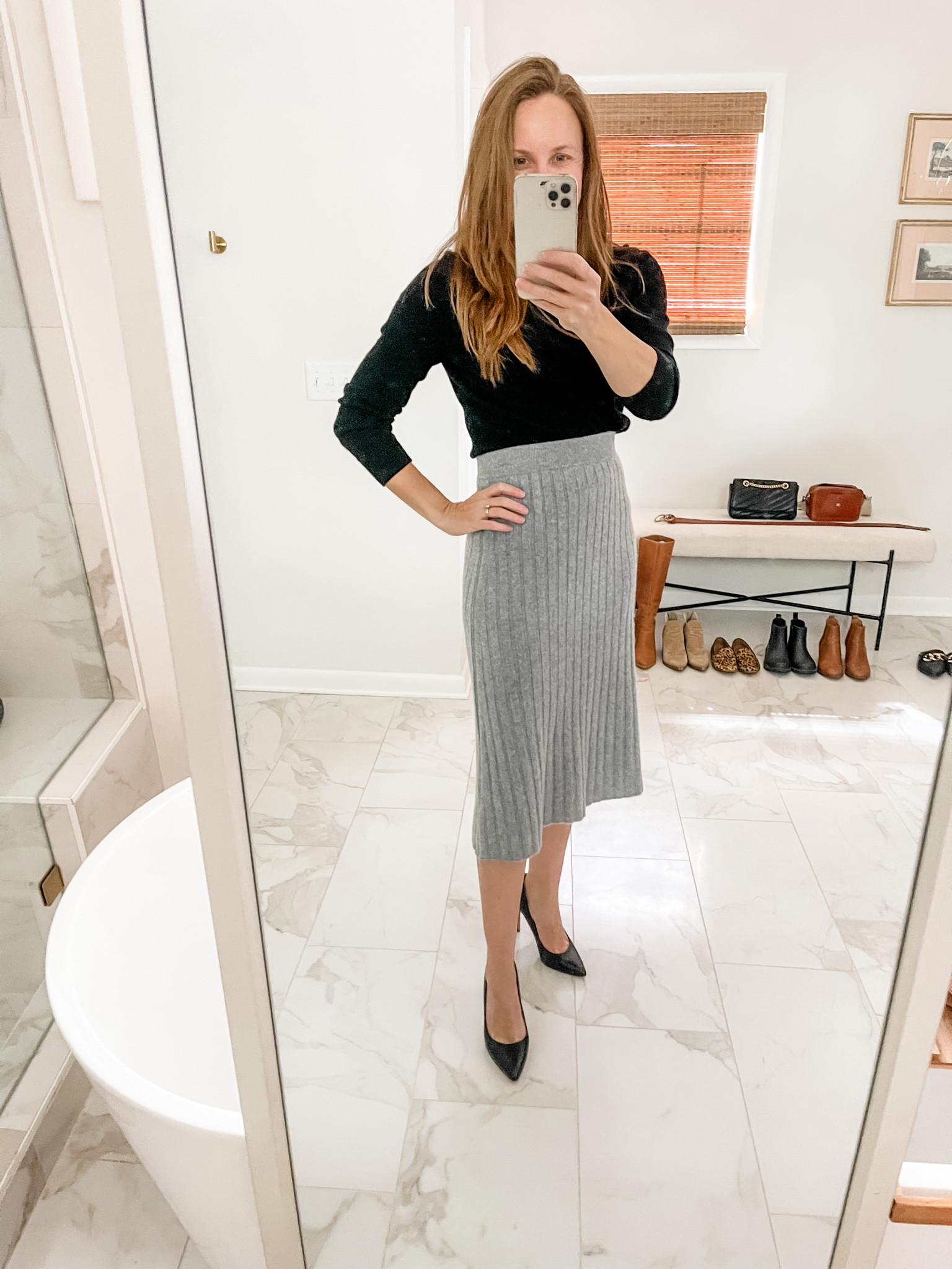 Fall capsule, church outfits, what to wear to church, mom life 