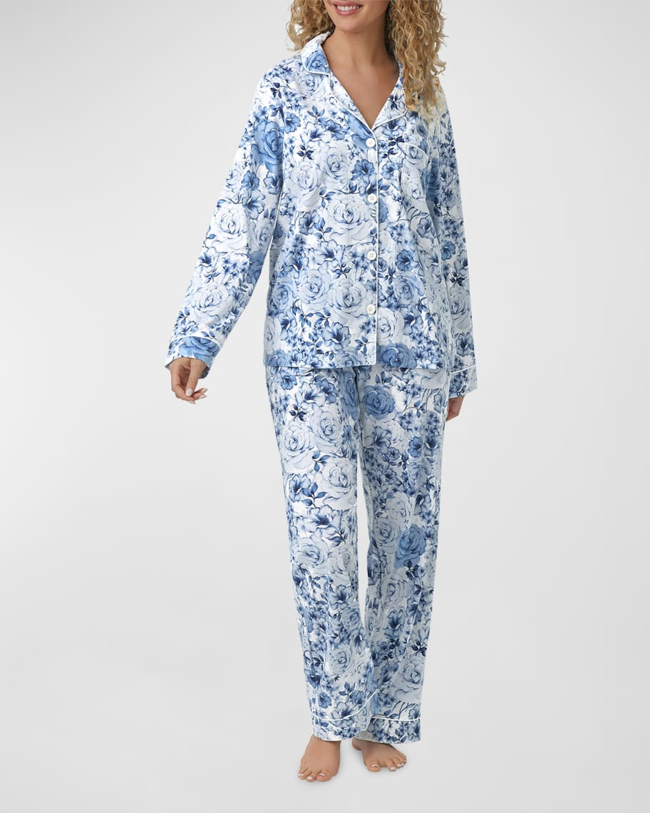 BedHead Pajamas Printed Organic Cotton Pajama Set | Neiman Marcus