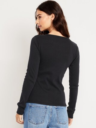 Cozy Snug Crew-Neck Henley | Old Navy (US)