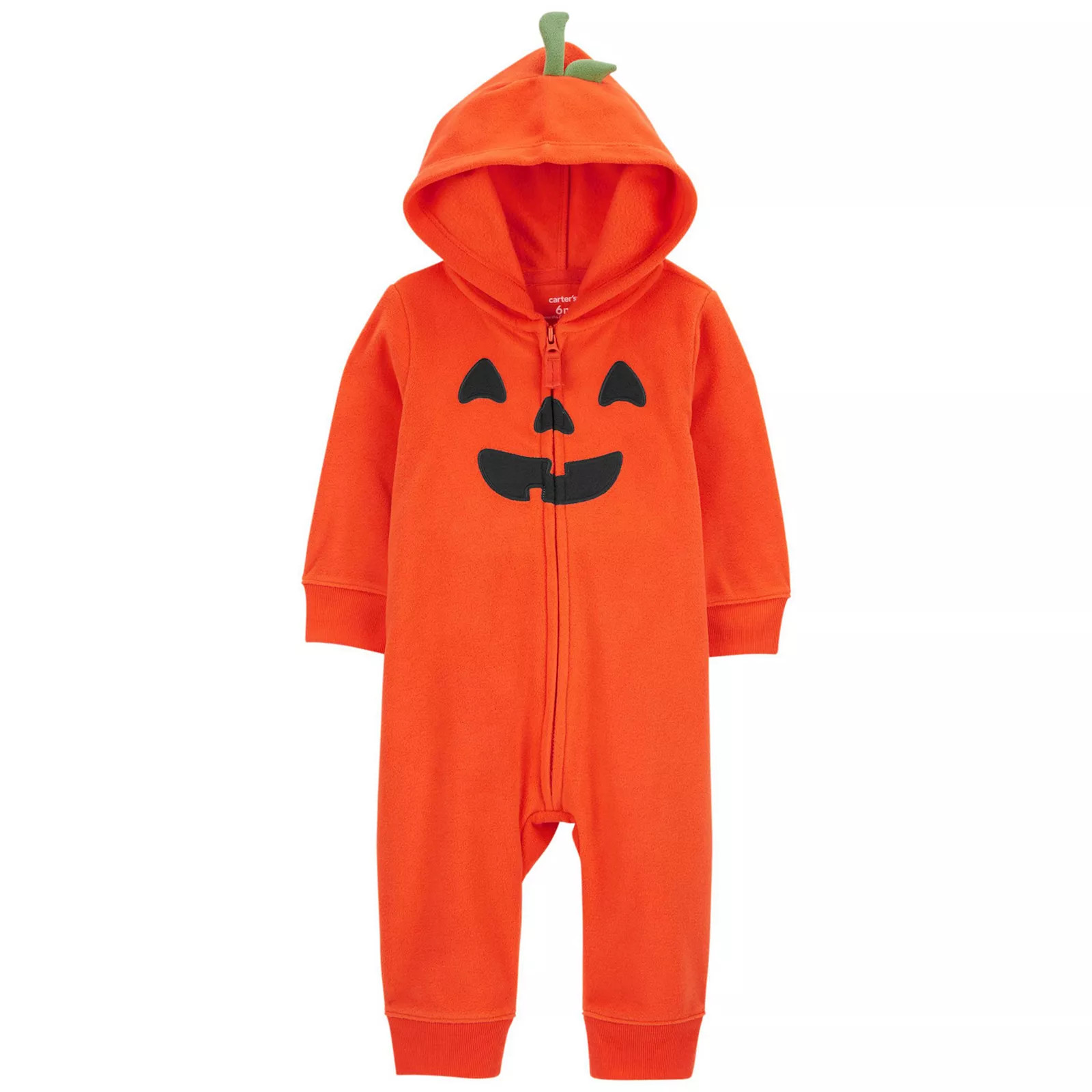 Baby Carter's Halloween Jack-O-Lantern Hooded Jumpsuit | Kohl's