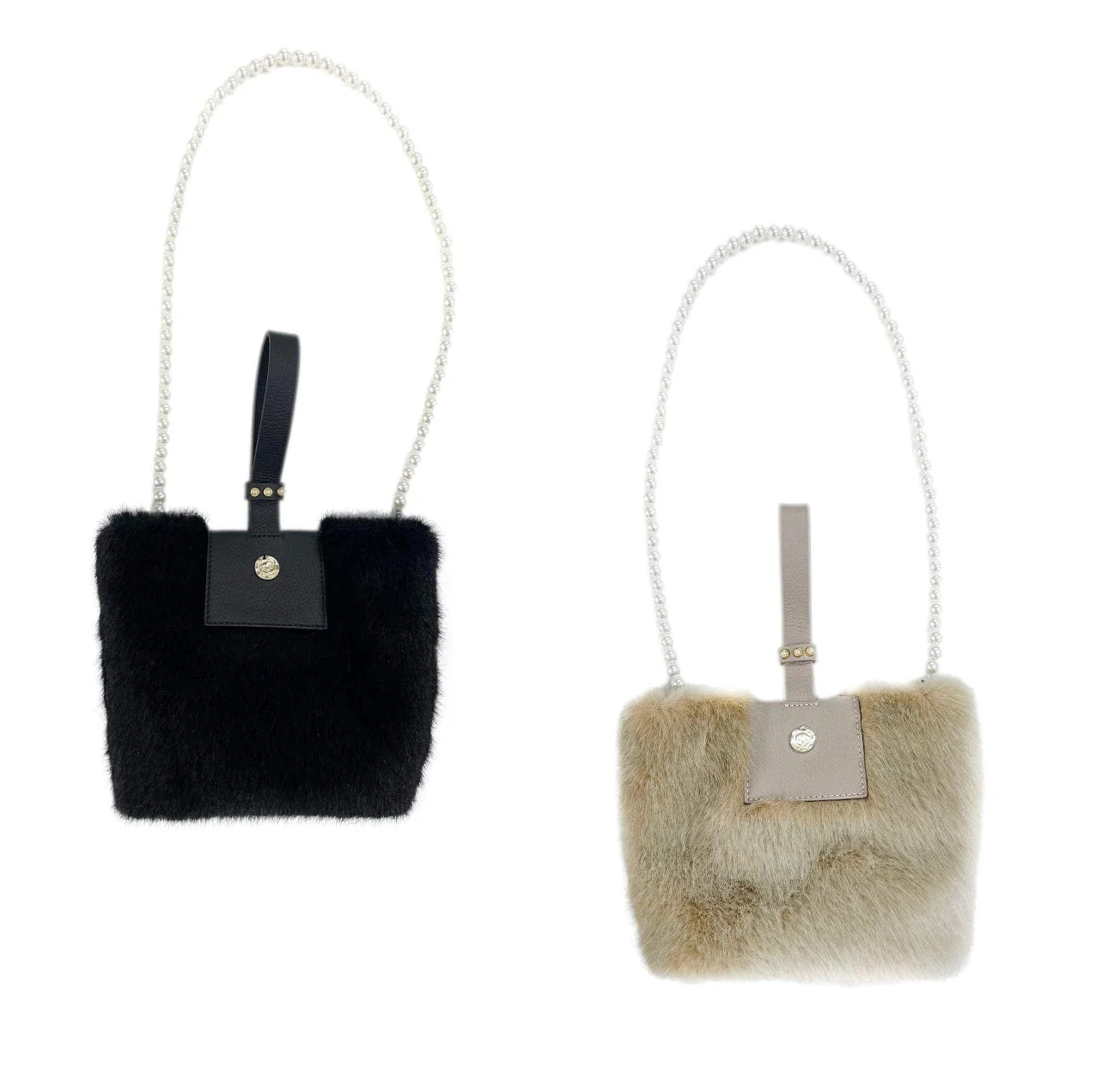 Faux Fur Pearl Bag | petite maison kids
