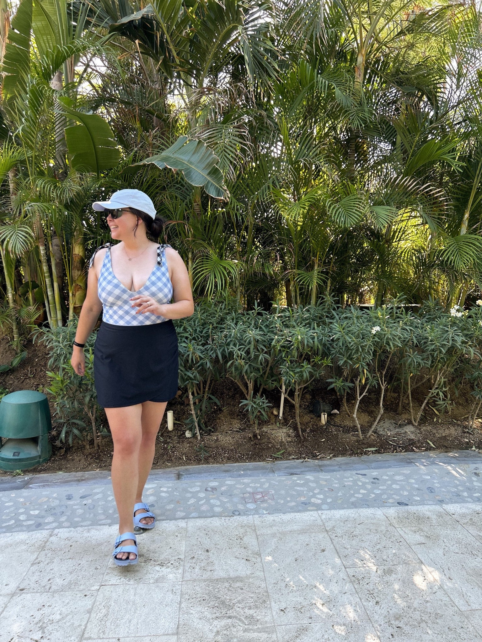 Cute bathing suit outfit for a pool day ☀️

#LTKTravel #LTKMidsize #LTKSwim