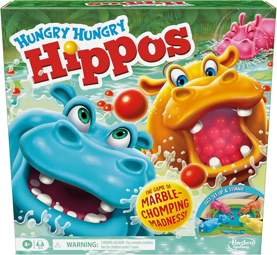 Hippo Flipp Board Game for Kindergarten from 4 Years for 2 to 4 Players | Amazon (US)