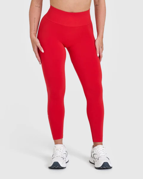 Effortless Seamless Leggings | Muscle Mommy Red | Oner Active (UK / US)