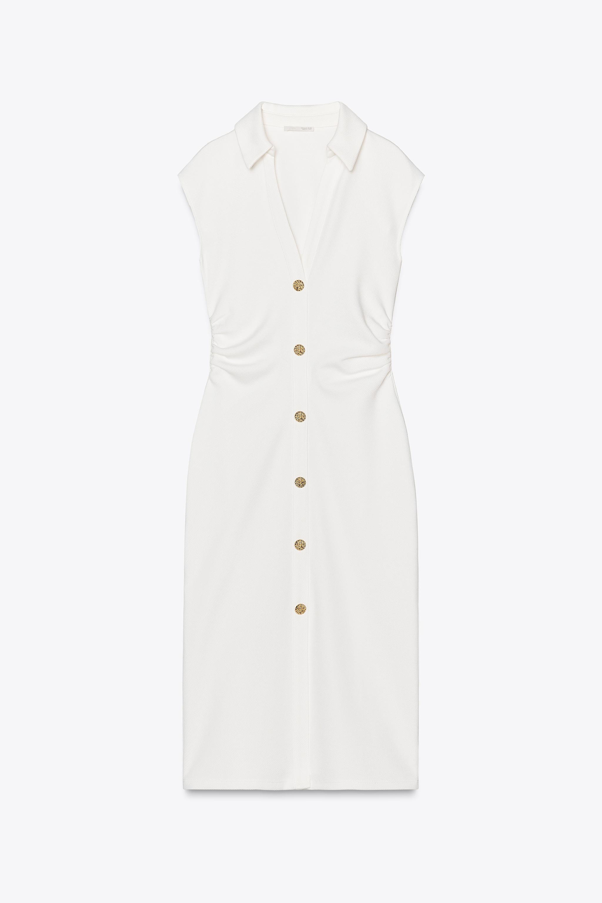 PIQUÉ SHIRT DRESS | Zara US