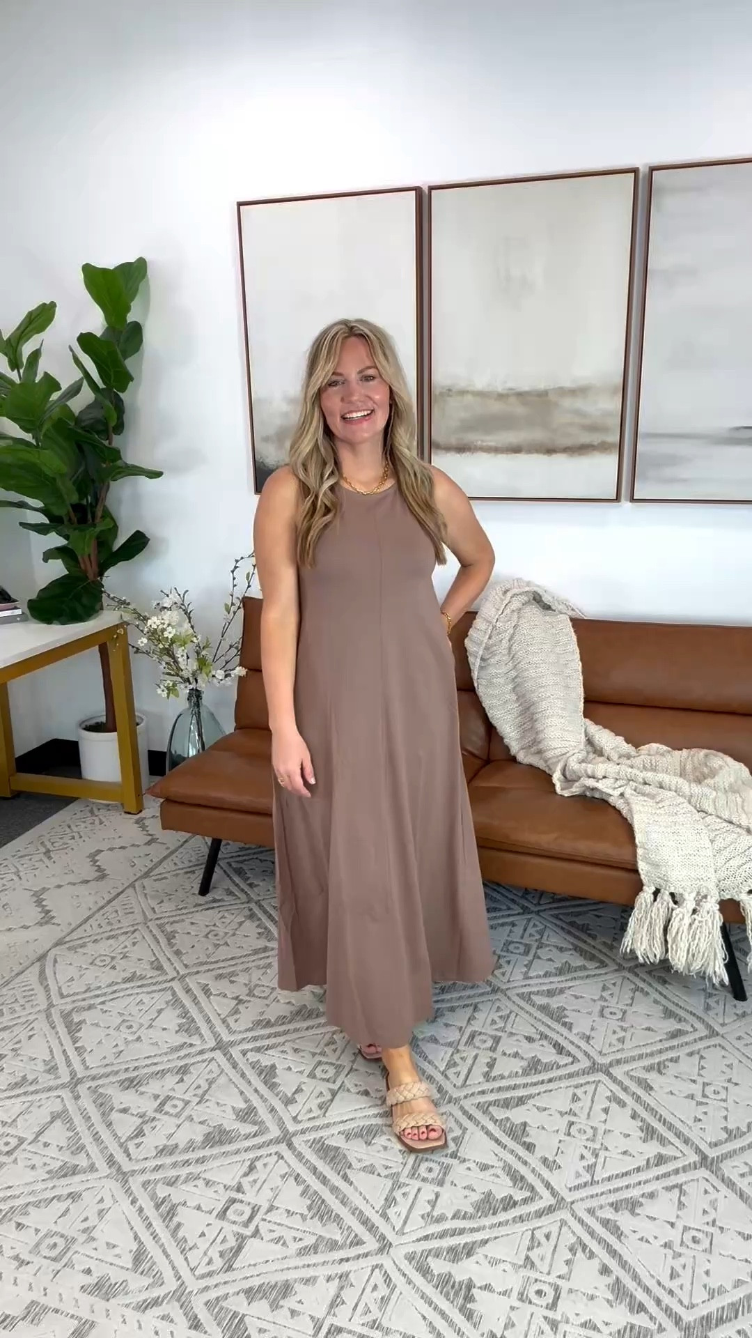 This Merokeety Amazon maxi dress is an easy everyday piece that can also transition into a polished workwear look and it is under $37. The fabric is soft and lightweight with a flattering straight drape and the neutral taupe tone pairs beautifully with gold jewelry and classic accessories. I styled it casually with sandals and also added a blazer and heels for a more elevated office outfit. For reference I am 5’3 wearing a true medium and my shoe size is 7.5. 


Amazon dress, Amazon maxi dress, Merokeety dress, Merokeety Amazon dress, Amazon fashion find, affordable Amazon style, taupe maxi dress, neutral maxi dress, casual maxi dress, workwear outfit idea, workwear dress, blazer outfit inspiration, neutral outfit inspiration, Amazon fashion under 40, affordable workwear, chic everyday style, elevated casual style, AudrieDollins  

 

#LTKSpringSale #LTKOver40 #LTKWorkwear