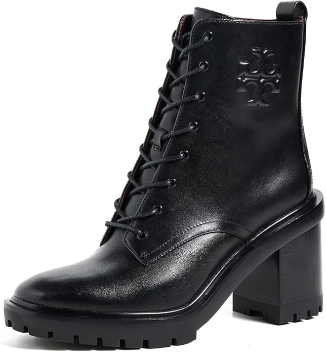 Tory Burch Women's Double T Lug Ankle Boots 95mm | Amazon (US)