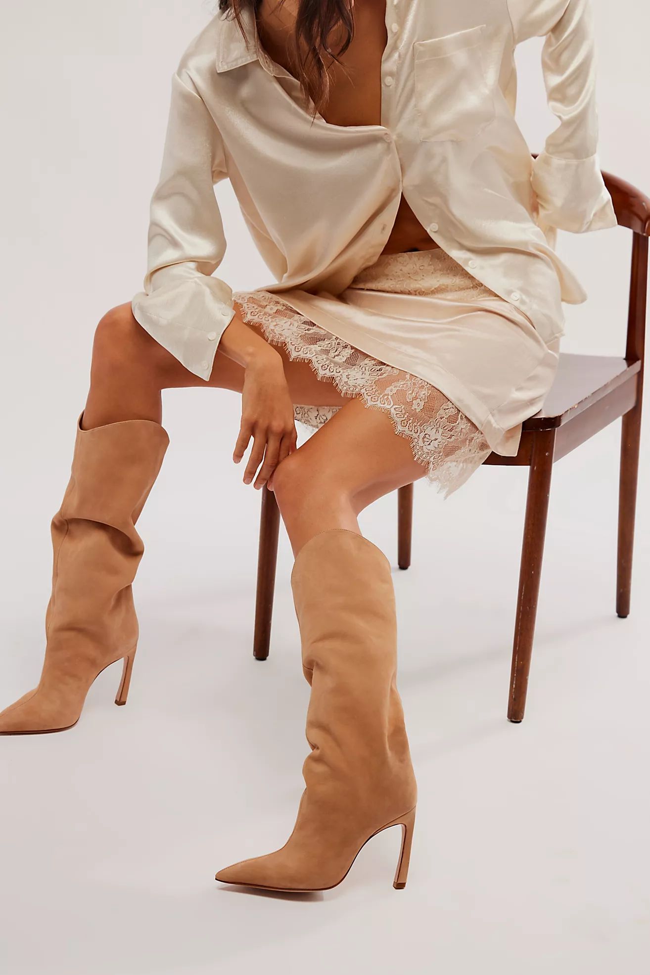 Maryana Sculpt Heel Boots | Free People (Global - UK&FR Excluded)