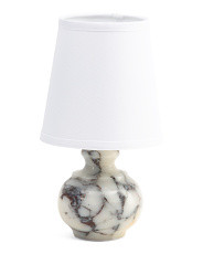 12.5in Solid Marble Rechargeable Bulb Table Lamp | Home | Marshalls | Marshalls