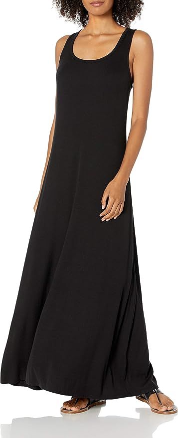 Amazon Brand - Daily Ritual Women's Rayon Spandex Fine Rib Maxi Dress | Amazon (US)