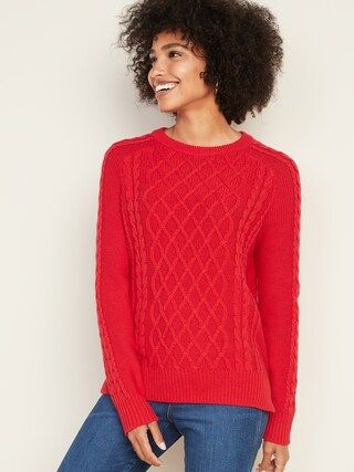 Textured Crew-Neck Sweater for Women | Old Navy (US)