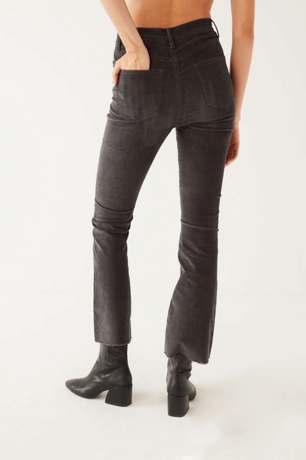 BDG Kick Flare High-Rise Cropped Corduroy Pant | Urban Outfitters US