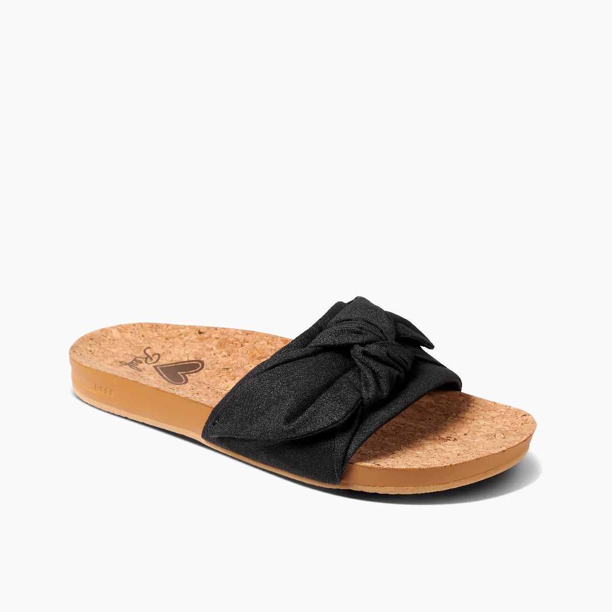 Women's Knotty Scout Slide Sandals (Dusty Black) | REEF® | Reef