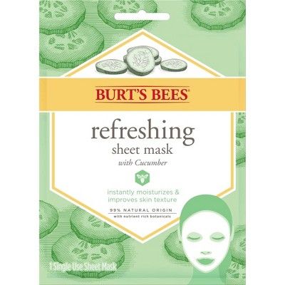 Burt's Bees Refreshing Sheet Mask - 1ct | Target