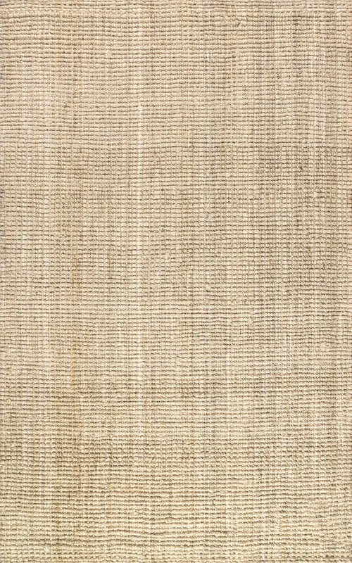 JONATHAN Y Hiro Hand Woven Chunky Jute Area Rug in Ivory at Nordstrom, Size 5Ft 0In X 5Ft 0In | Nordstrom