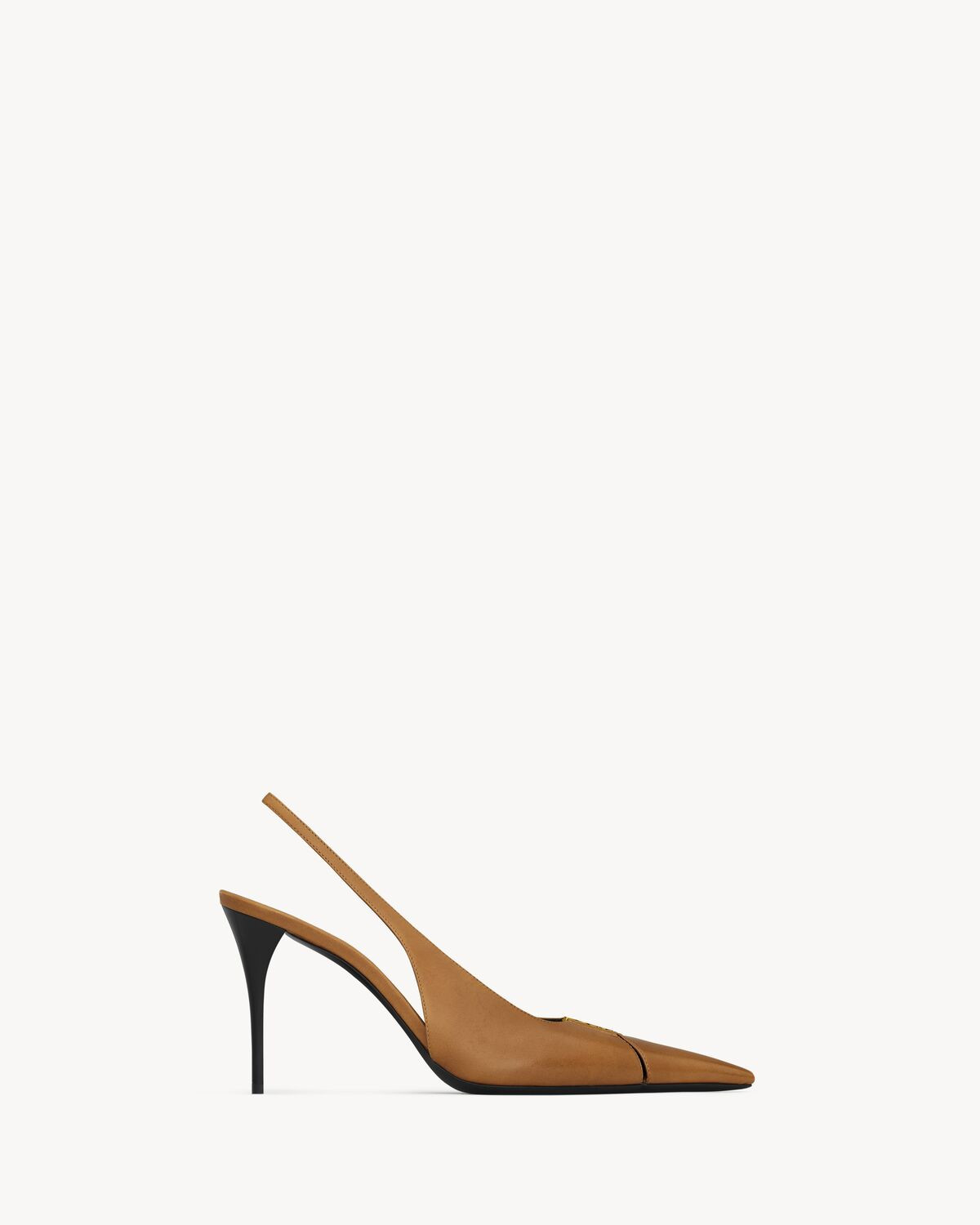 babylone breteuil slingback pumps in smooth leather | Saint Laurent Inc. (Global)