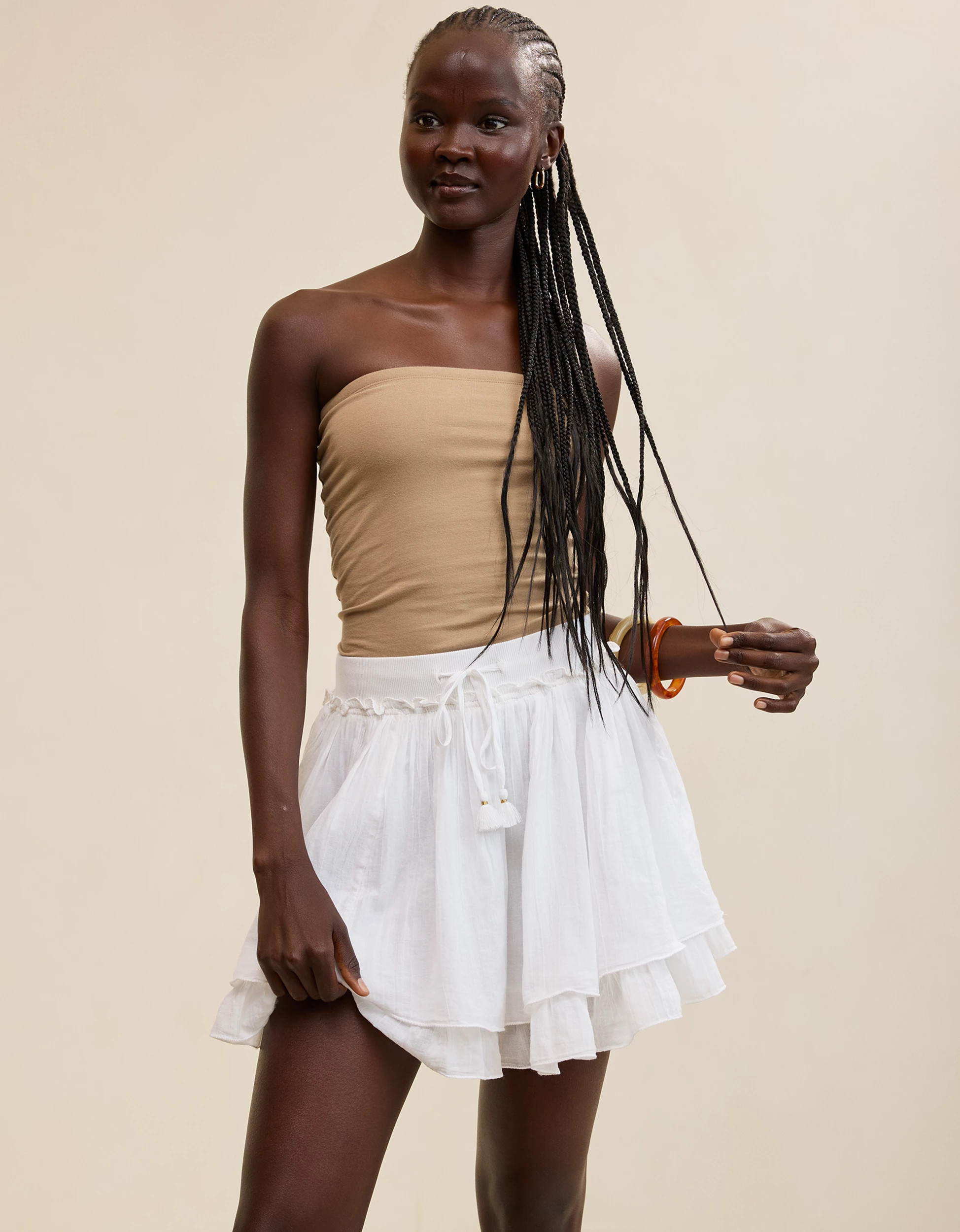 Aerie Gauze Mini Skirt | Aerie