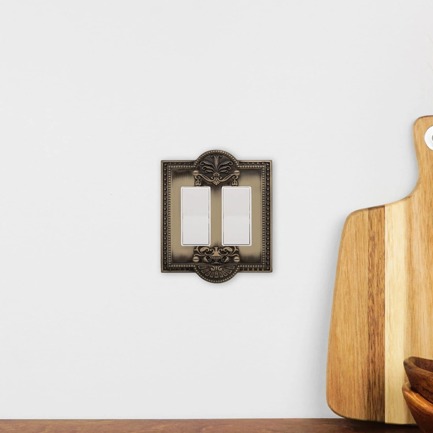 Meadows 2-Gang Rocker Light Switch Wall Plate | Wayfair North America