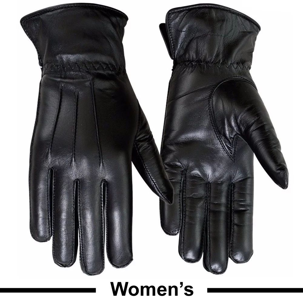 Ladies Warm Winter Gloves Dress Gloves Thermal Lining Geniune Leather (WOMEN BLACK, X-Small) | Walmart (US)
