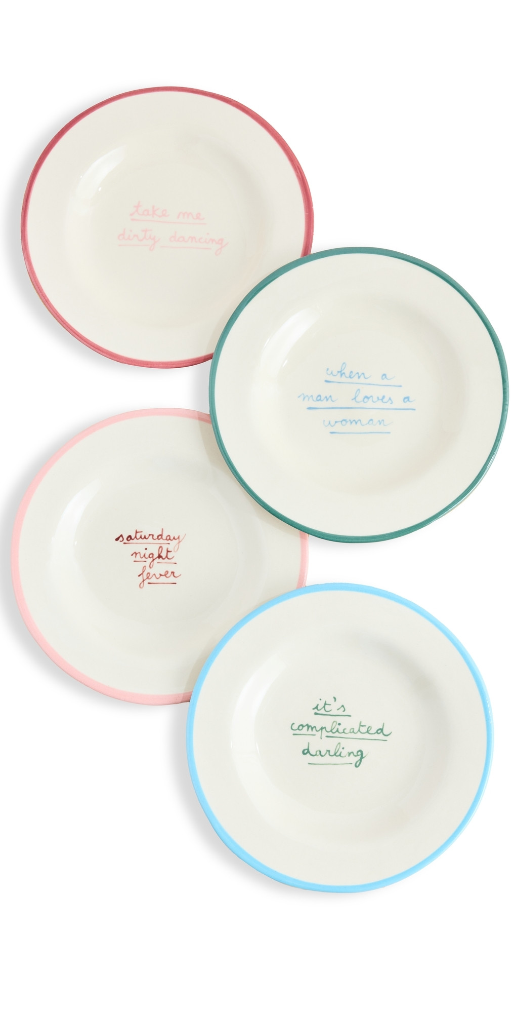 Laetitia Rouget Everybody Dance Now Plate Set Multi One Size | Shopbop