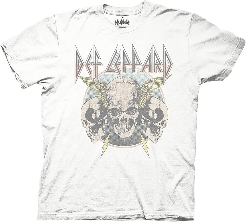 Mens Def Leppard Rock Shirt - Mens Classic Rock Def Leppard Fashion Tee - Def Leppard Short Sleev... | Amazon (US)