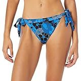 Amazon Essentials Women's Side Tie Bikini Swimsuit Bottom, Blue, Floral, X-Small | Amazon (US)