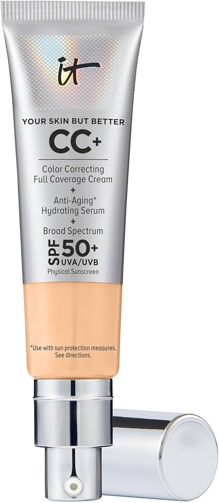IT Cosmetics Your Skin But Better CC+ Cream - Color Correcting Cream, Full-Coverage Foundation, H... | Amazon (US)