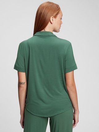 Adult LENZING™ Modal™ Truesleep Shirt | Gap (US)