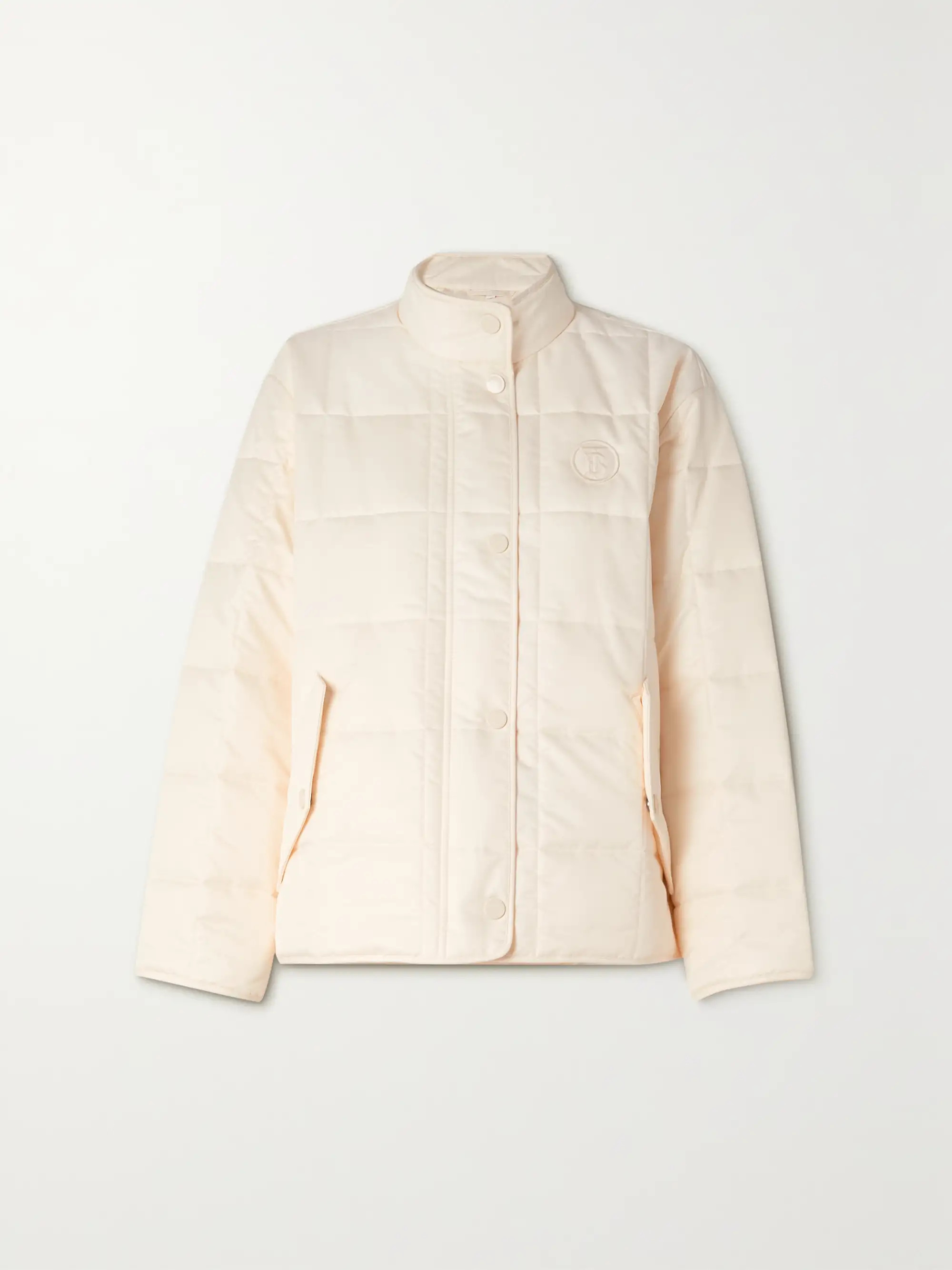 Embroidered quilted padded recycled shell jacket | NET-A-PORTER (UK & EU)