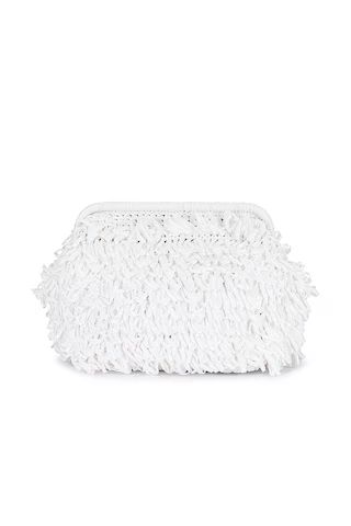 BTB Los Angeles Meila Fringe Clutch in White from Revolve.com | Revolve Clothing (Global)