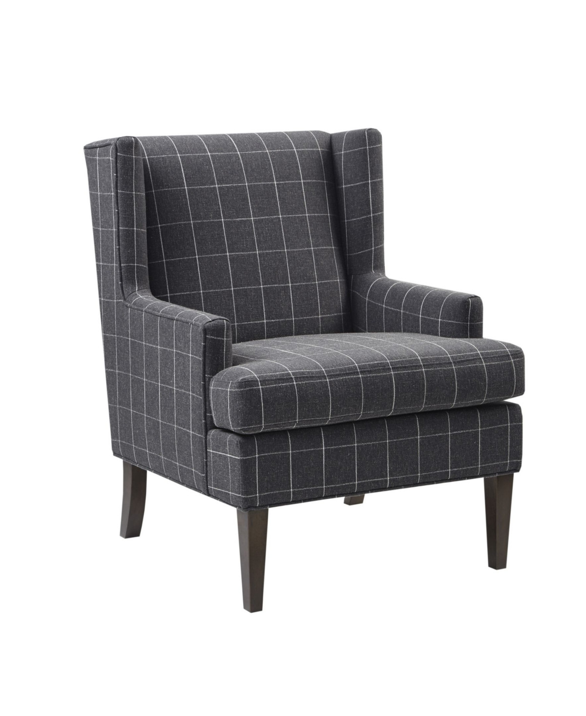 Martha Stewart Decker Armchair - Charcoal | Macy's