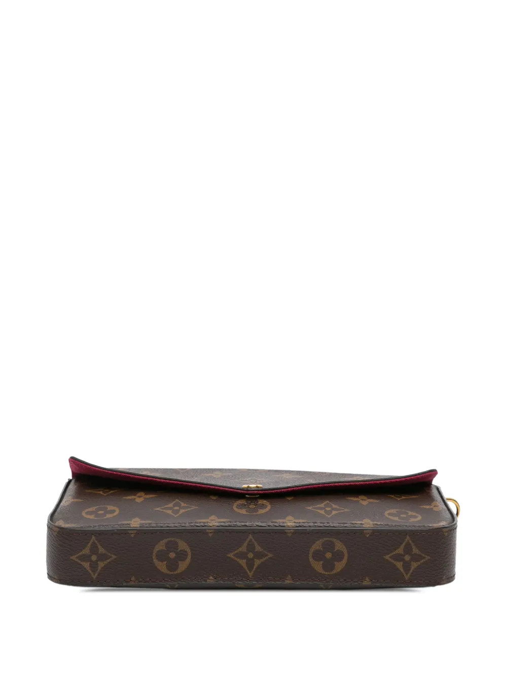 Louis Vuitton Pre-Owned 2020 Monogram Pochette Felicie Crossbody Bag | Brown | FARFETCH CA | Farfetch Global