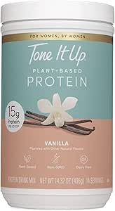Tone It Up Plant Based Protein Powder I Dairy Free, Gluten Free, Kosher, Non-GMO Pea & Chia Prote... | Amazon (US)
