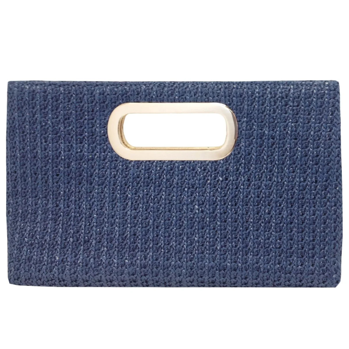 Top Handle Twist Straw Clutch - Walmart.com | Walmart (US)