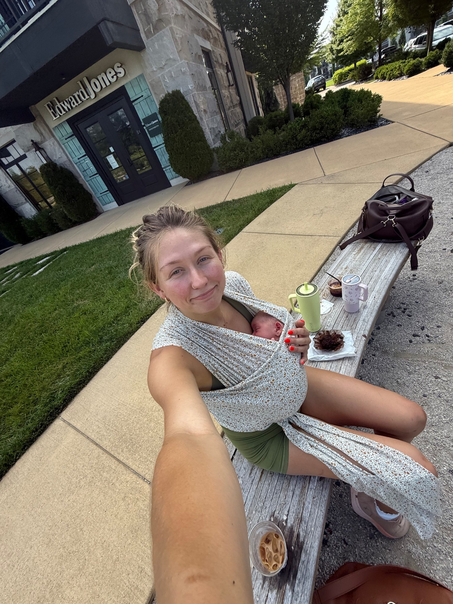 One of my favorite newborn wraps!!!! A learning curve at first, but so good & comfy!!!

#LTKBaby