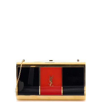 Saint Laurent Cassandre Chain Minaudiere Metal Multicolor 38936916 | Rebag