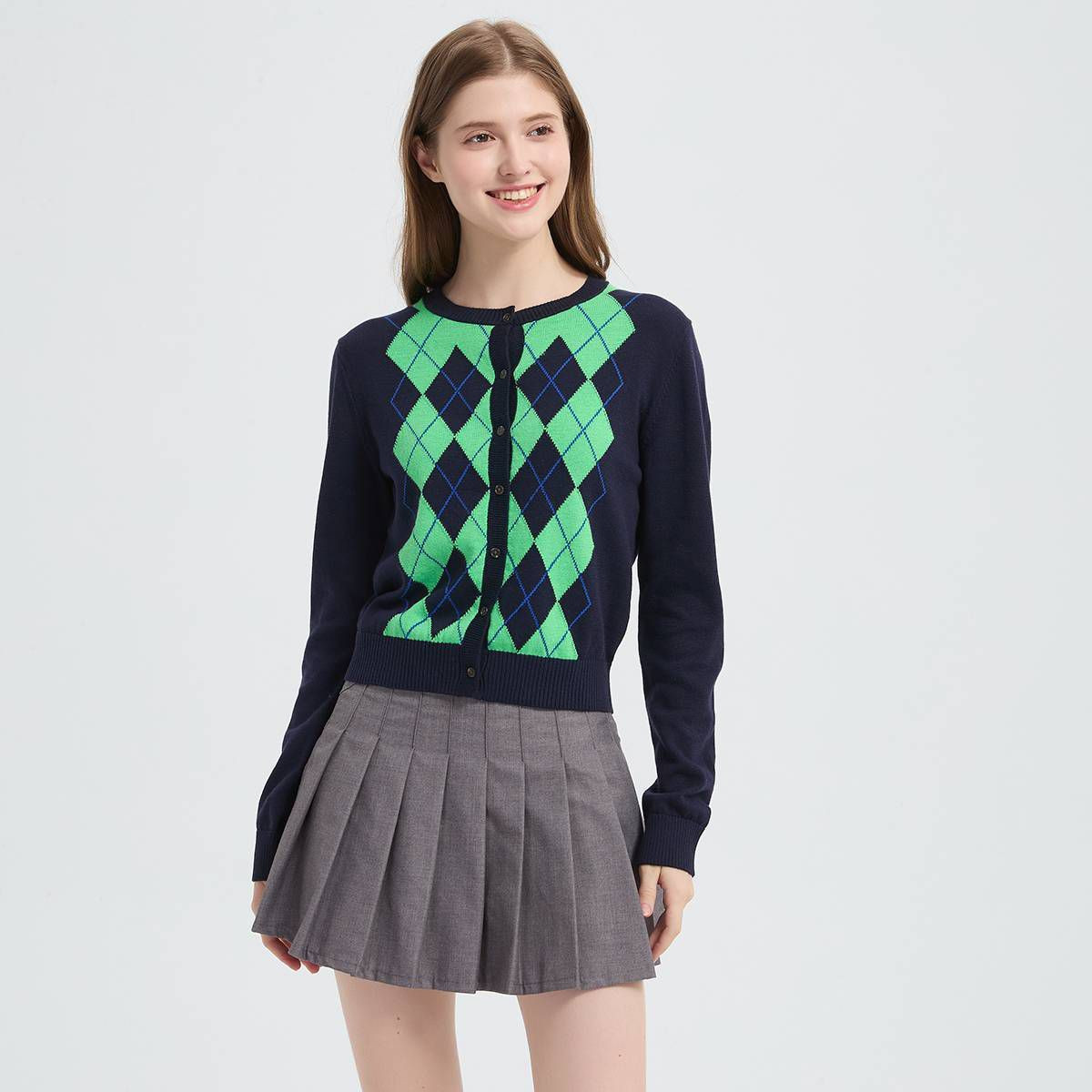 Women's Argyle Cardigan - Wild Fable™ | Target