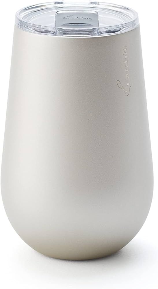 Rabbit Double Wall Stainless Steel Tumbler, 1 Count (Pack of 1), Champagne | Amazon (US)