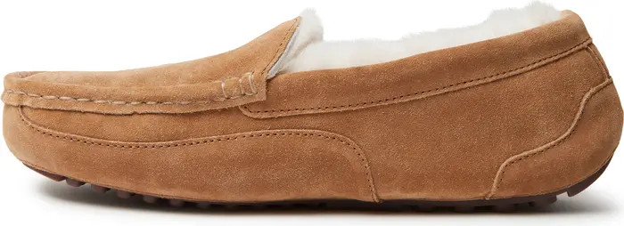 Fireside Melbourne Genuine Shearling Moccasin Slipper (Men) | Nordstrom