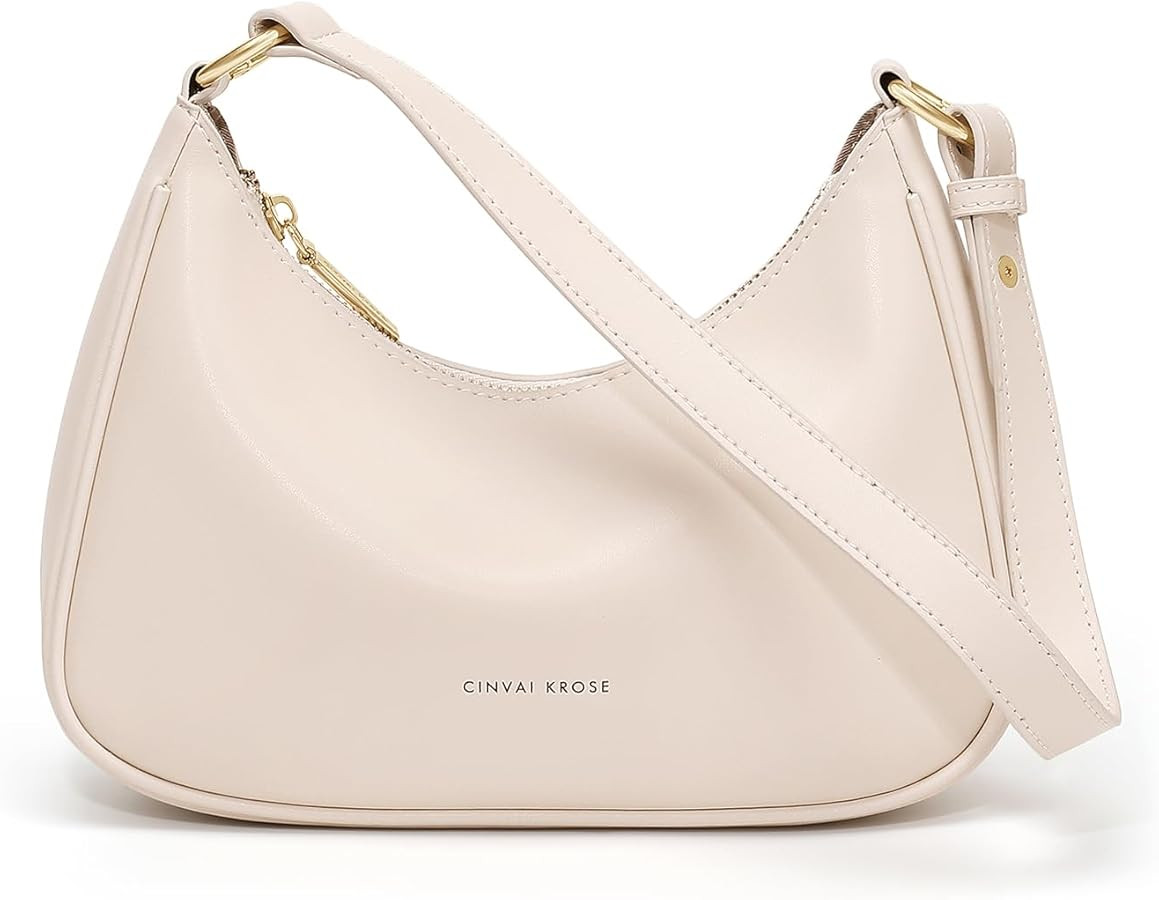 Shoulder Purses For Women, Leather Hobo Bags For Women, Two Strap For Shoulder And Crossbody | Amazon (US)