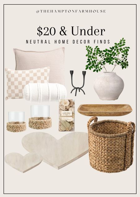 Affordable home decor finds $20 & under. Shop my home favorites. Creating a home you love doesn’t have to break the bank. Follow along for more affordable home decor finds and sales ✨

Living room, neutral decor, throw pillows, home decor, vase, basket, bedroom, 

#LTKfindsunder50 #LTKstyletip #LTKhome