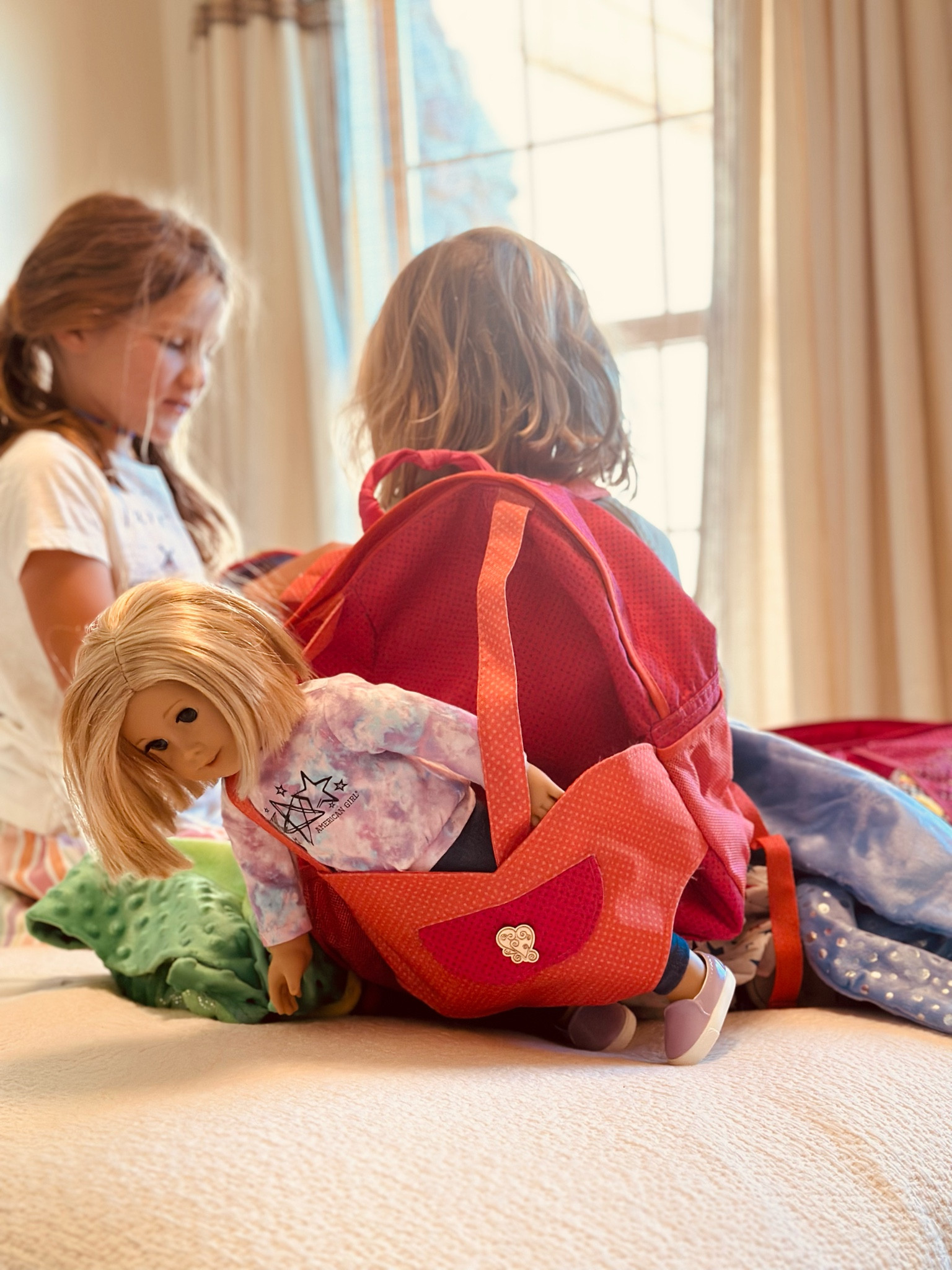 Bizzy is 5 years old! 
We have been celebrating her for 24 hours and she was so proud to get a doll that looks like her. She has school clothes, a soccer uniform and a cowgirl outfit - just like Biz! When we unboxed her, I cut her hair off to match Bizzy, which was a big hit. 
I snagged these doll carrying cases to keep everything in and I’m so glad I did because it’s a big part of her playing with the dolls- organizing and carrying them around. 
Happy birthday angel girl! 

#LTKHoliday #LTKGiftGuide #LTKkids