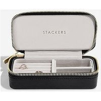 Stackers Medium Travel Box - Black | Very (UK)