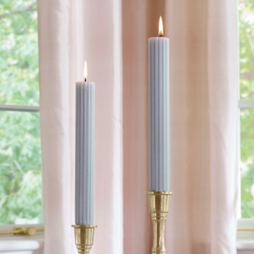 Fluted Taper Candles - Set of 2 | Ballard Designs, Inc.
