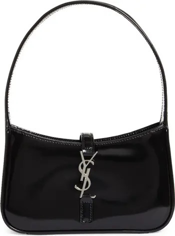 Saint Laurent Mini Le 5 à 7 Glossy Leather Shoulder Bag | Nordstrom | Nordstrom