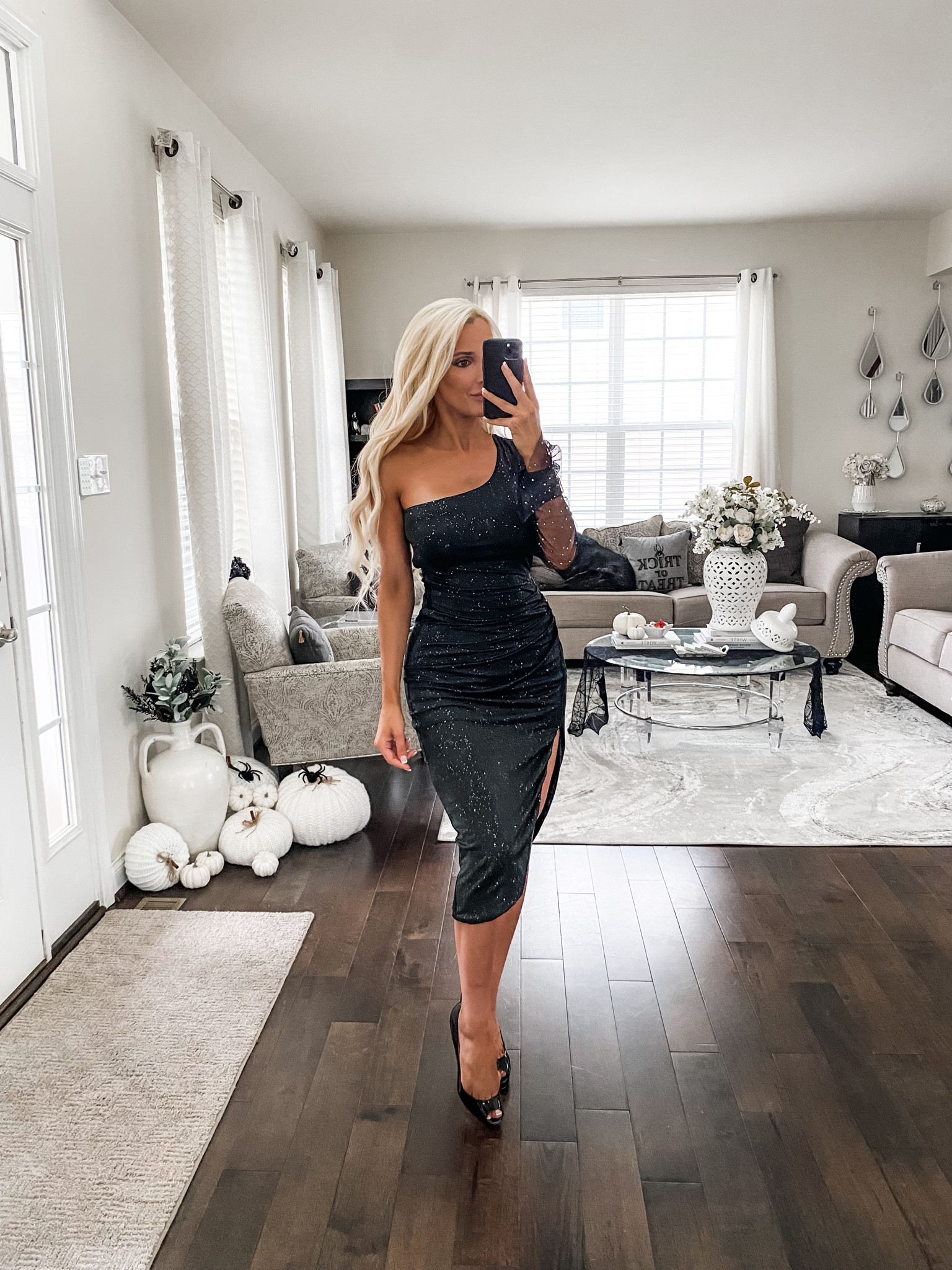 The perfect sparkle winter wedding guest dress 

#LTKHoliday #LTKSeasonal #LTKwedding