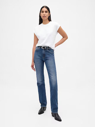 High Rise ’90s Slim Straight Jeans | Gap (US)