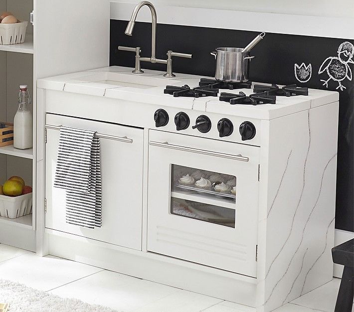 Marble Kitchen Play Sink & Stove | Pottery Barn Kids